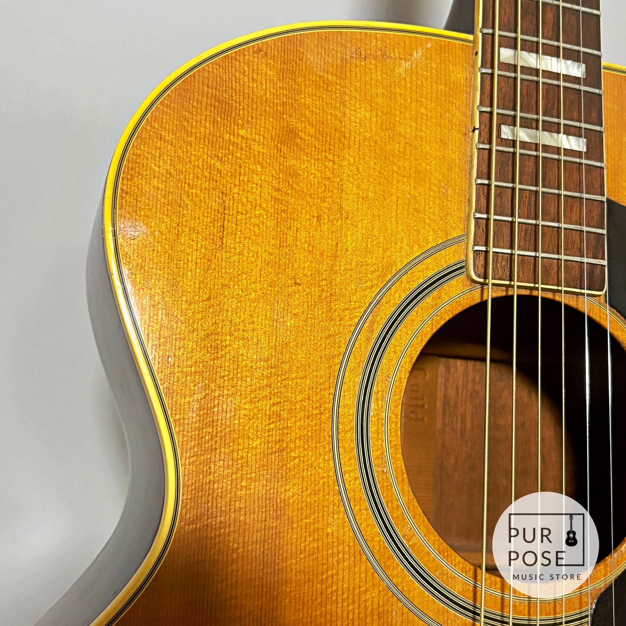 【中古/動画あり】Guild F-48 1973年製 ジャンボボディサイズ