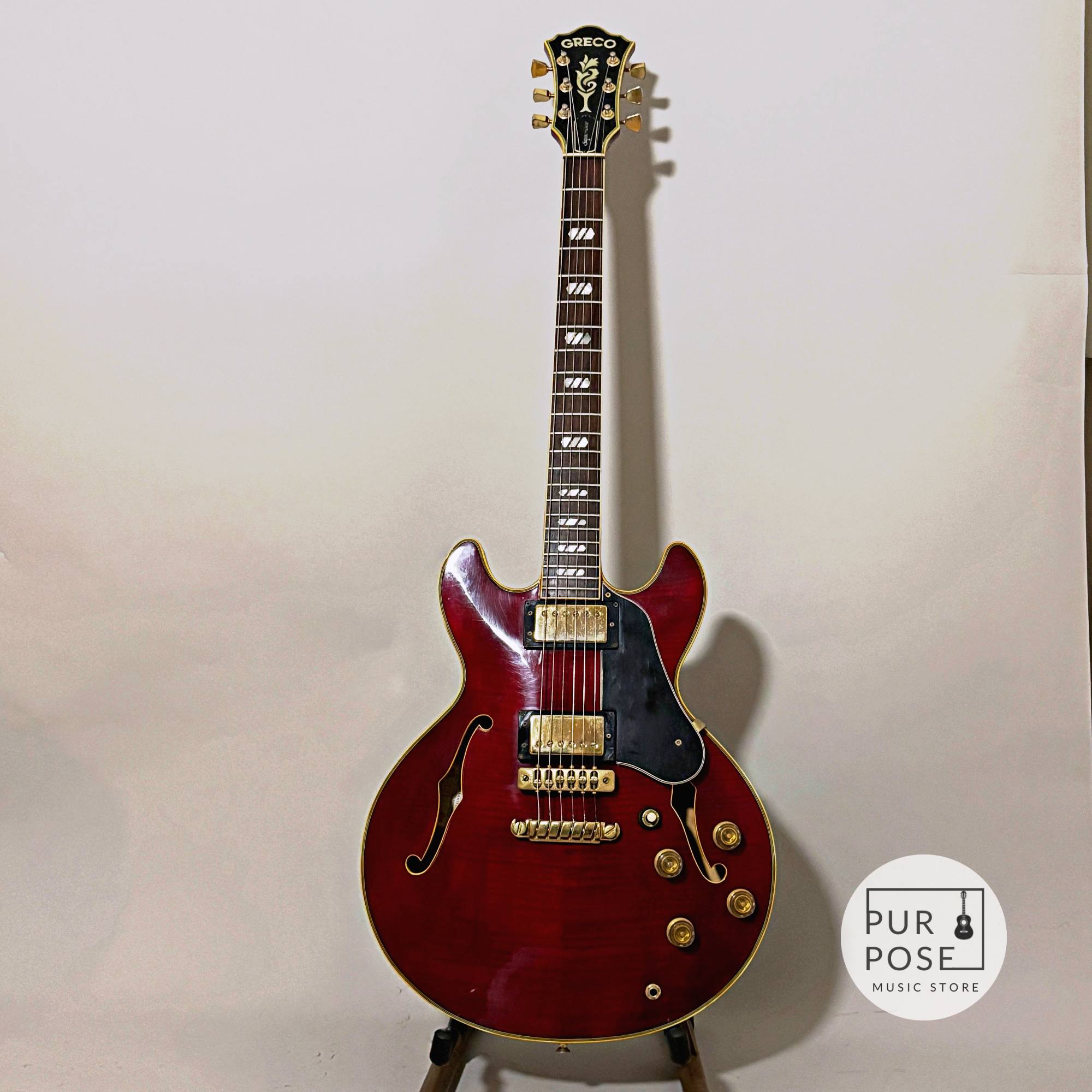 【中古/動画あり】Greco SV-800 1979年製 セミアコースティックギター