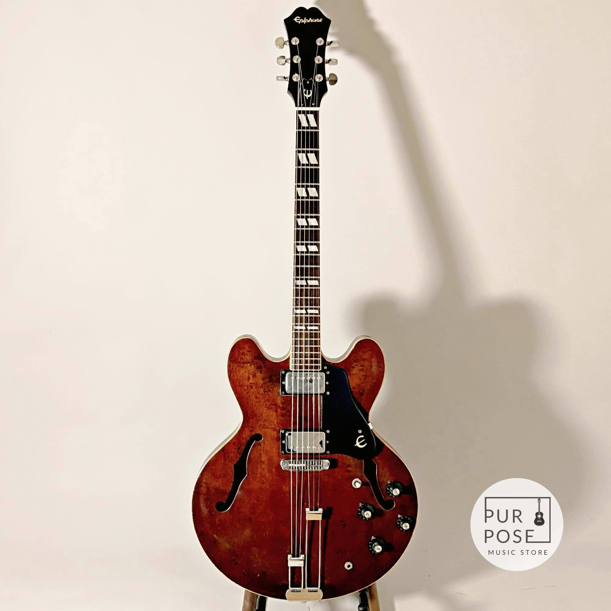 【中古/動画あり】Epiphone Japan Riviera 1978年製 ブルーラベル期 ウォルナット